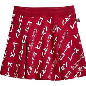 adidas Pharrell Williams Human Race HU Sport Skirt BR1860 Red Womens Small NEW